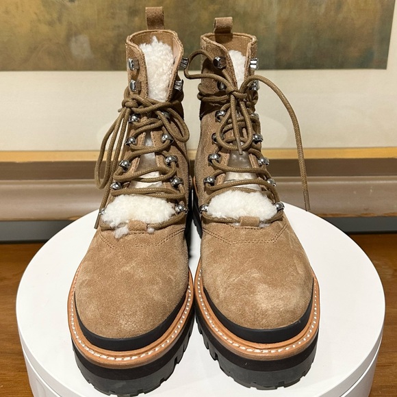 🌸MARC FISHER🌸 Izzie Lugsole Ankle Boots Size: 6M - Picture 6 of 12